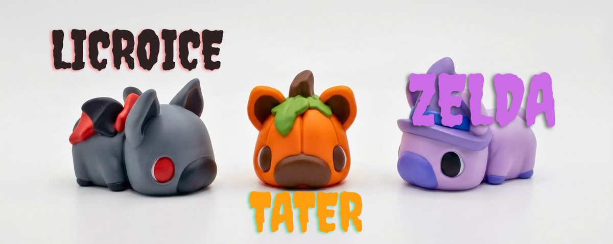 Spooky Piggy Boops: Artisan Trio Collection