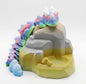 Baby Kaida Dragon & Mountain Display Stand Set