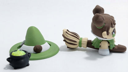 Earth Witch Figurine Set | Fernly Mossbury by PuffyPuff3D
