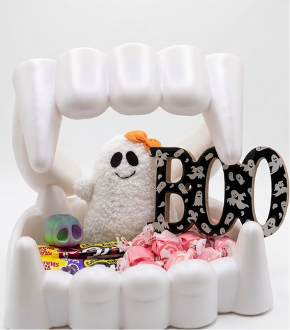 Vampire Fangs Candy & Treat Bowl