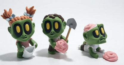 Spooky Skeletons & Reaper Trio – Collectible Halloween Decor Set of 3